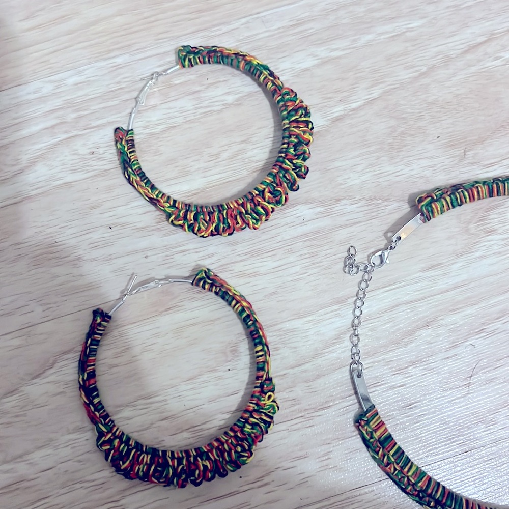 HANDMADE EARRING SET - Picture 3 of 3